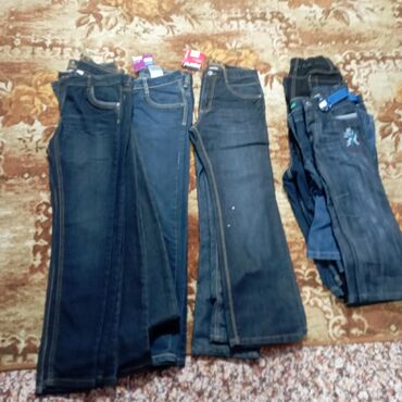 мужские джинсы с высокой посадкой: Джинсы и брюки, Новый