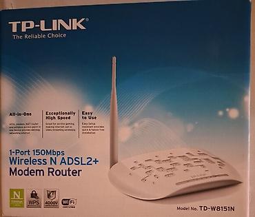 video karta: TP-LINK TD-W8151N – 1-port 150Mbps Wireless N ADSL2+ Modem Router — 1