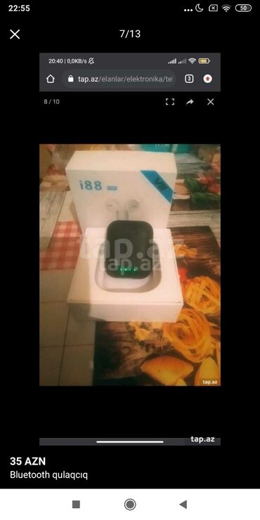 Qulaqcıqlar: Yeni Simsiz (Bluetooth) Qulaqcıqlar, Baseus, rəng - Ağ -da lalafo.az — 8 Qulaqcıqlar: Yeni Simsiz (Bluetooth) Qulaqcıqlar, Baseus, rəng - Ağ — 8