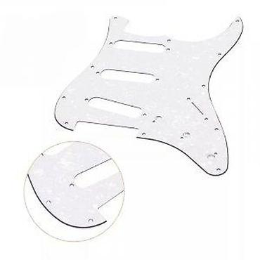 Gitare: PICKGUARD WHITE PERLOID SSS | Slanje po dogovoru ili lično — 7