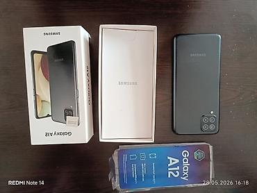 not 10 lite: Samsung Galaxy A12, 64 GB, rəng - Qara, Sənədlərlə — 1