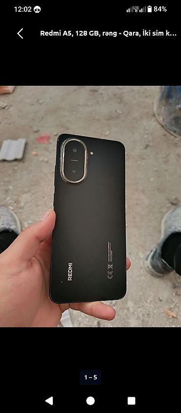 mikrofon tutucu: Redmi A5, 128 GB, rəng - Qara, İki sim kartlı — 2