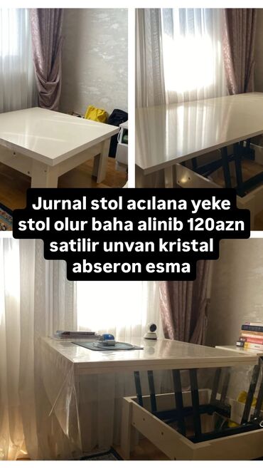 Stullar: Jurnal masası, Transformer, Dördbucaq masa