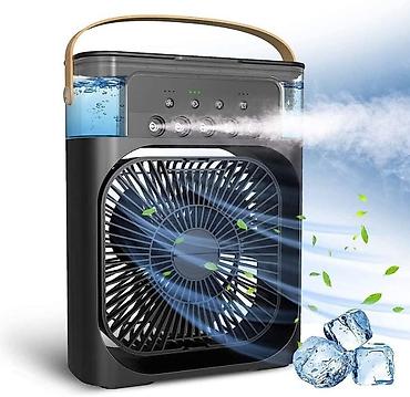 vintilyatır: Su ilə işləyən mini sərinkeş USB girişli 3 Sürətli İşıqlı . ❄️ — 8