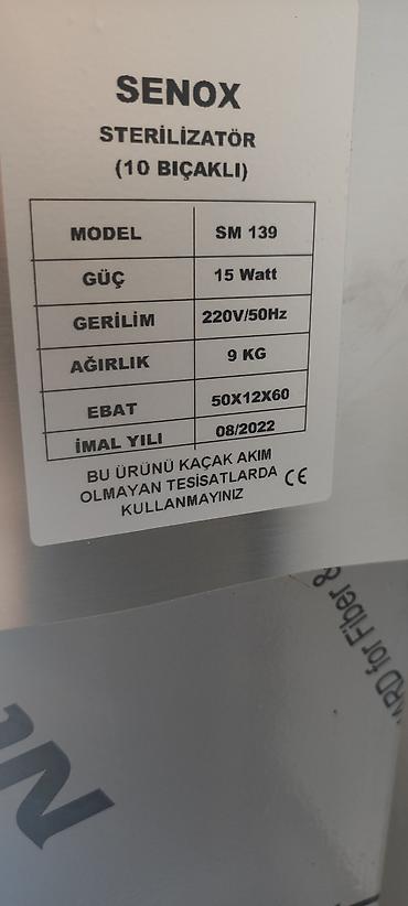 сено: Bıçaq sterilize Senox Peşakar mətbəx avadanlıqlarının TamKitchen — 2