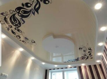 Натяжной потолок: Натяжной потолок 3D потолки, Глянцевое, Матовое — 28