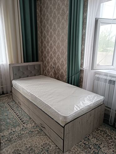 Односпальные кровати: Кровать односпальный. с матрасом матрас классика доставка по городу — 14