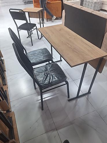 metal stul: Balkon üçün, Yeni, Qatlanan, Dördbucaq masa, 2 stul — 4