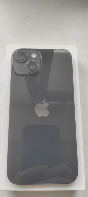 айфан 14: IPhone 14, Б/у, 128 ГБ, Синий, Кабель, Коробка, 85 %