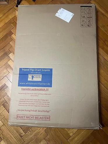 Ostali kancelarijski nameštaj: Flipchart Coyote – tronožac, sklopiv - Magnetna bela tabla sa — 12