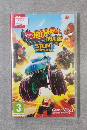 PS4 (Sony Playstation 4): Nintendo switch üçün hot wheels monster truck stunt mayhem oyun diski