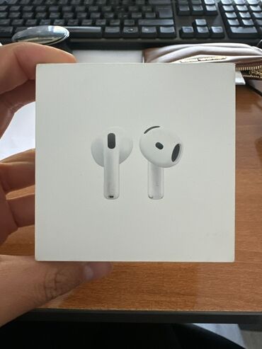 airpods чехол: Беспроводные наушники AirPods 4, 100% оригинал, есть гарантийный