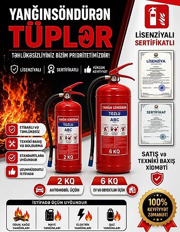 Digər xidmətlər: Şirkətimiz tərəfindən yanğın söndürən balonların satışı və dolumu — 1