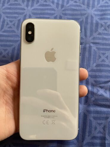 запчасти на телефон fly: IPhone X, 64 GB, Gümüşü