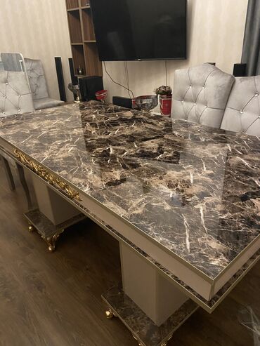 Masalar: Qonaq masası, Yeni, Açılmayan, Dördbucaq masa — 7