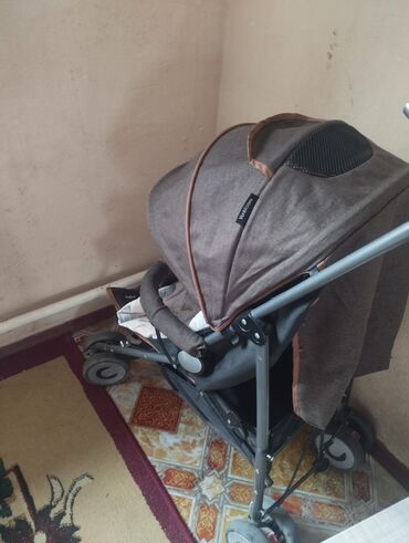 зонтик для коляски: Балдар арабасы, түсү - Күрөң, Колдонулган