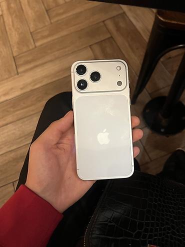 IPhone 14 Pro Max, Б/у, 128 ГБ, White Titanium, Защитное стекло, 100 %