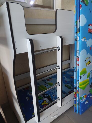 Детские односпальные кровати: Детская односпальная кровать, Новый, Для девочки, Для мальчика, С матрасом, ДСП, Бесплатная доставка — 4