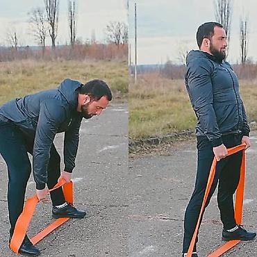 лыжник: Сопротивление от 32 до 75 кг Резиновые петли для тренировок появились — 3