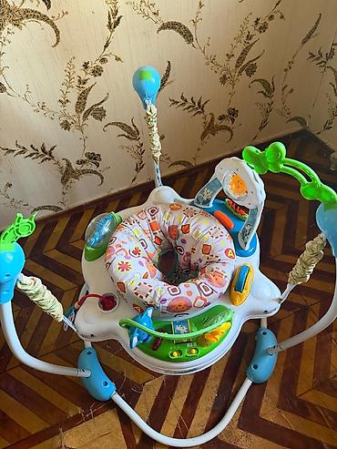 oyuncaq bebe: Uşaq üçün interaktiv tullanqa/jumperoo - Dairəvi konstruksiya: 4 — 1