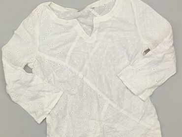 bluzki damskie bawełniane z długim rękawem: Blouse, L (EU 40), condition - Good