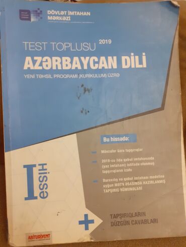 Azərbaycan dili Test Toplusu 1 ci hissə