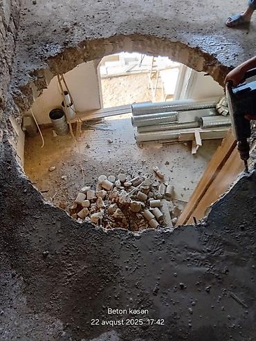Beton işləri: #betonisleri #beton #betonkesme #betonkəsimi #betonkesim #betondesme — 8