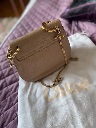 chloe: Chloé “Drew” model çiyin çantası ORIGINAL - Rəng: bej/nüdz ton - — 3