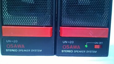 Zvučnici, slušalice i mikrofoni: Aktivni zvucnici za kompjuter Osawa UN 20, radi i na baterije, bez