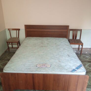 елка бишкек купить: Двуспальная кровать, Б/у, С матрасом, длина - 280 см at lalafo.kg елка бишкек купить: Двуспальная кровать, Б/у, С матрасом, длина - 280 см