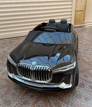 balaca maşin: Uşaq üçün elektrikli maşın – BMW dizaynlı, qara rəng. - Yığma — 1