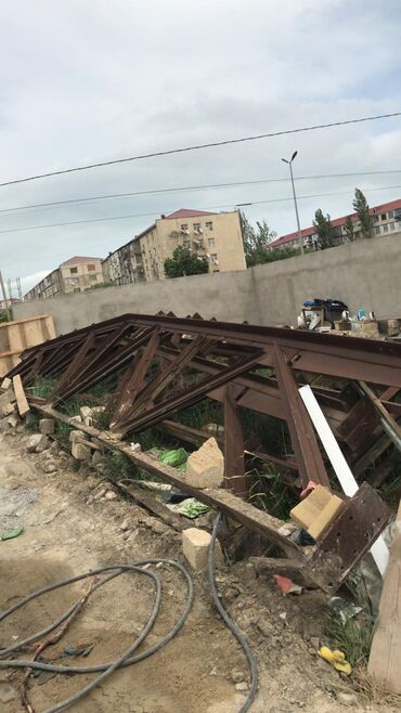 Digər tikinti materialları: Ferma üçün.(14.5 uzunluğ),(1.90 hündürlük)