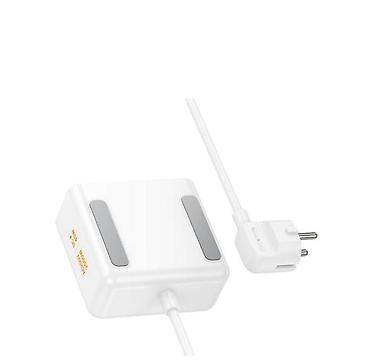 iphone cable: 🔌 УДЛИНИТЕЛЬ-СОКЕТ VANNHUTEMB HOCO AC28 DESCANSO (2 ROЗЕТКИ + 3×USB-C — 4