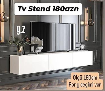 TV altlığı: TV stend - Divara quraşdırılan, minimalistik dizaynlı TV stendi - Üç — 1