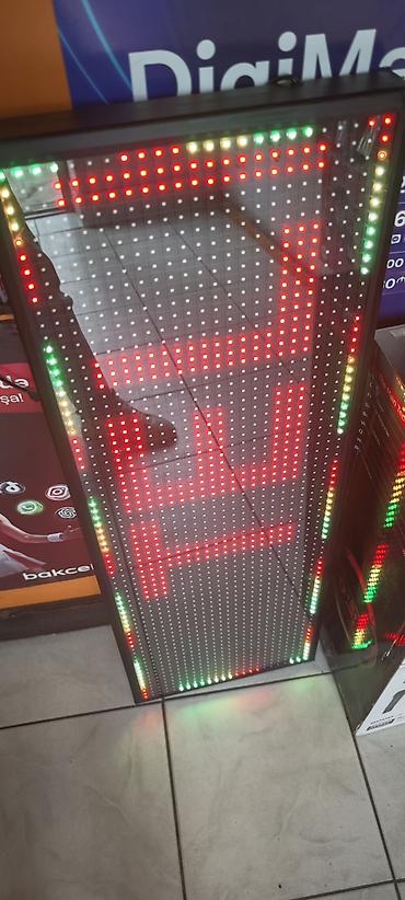 Biznes üçün avadanlıq: Rəngli LED reklam lövhəsi Led reklam lovhesin olcusu 100 x 35 wifi le — 5