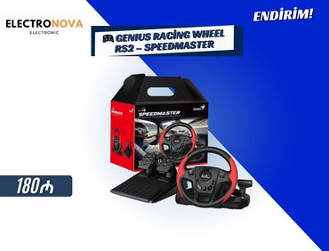 Flash kartlar: 🎮 GENIUS Racing Wheel RS2 – Speedmaster ✔️ Realistik sükan və