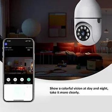momo auto ruma: WiFi pametna sigurnosna kamera u obliku sijaličnog grla (E27) - — 8