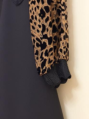 leopard: Leopar naxışlı qadın donu - Üst hissə: qara-qəhvəyi leopar printli — 6