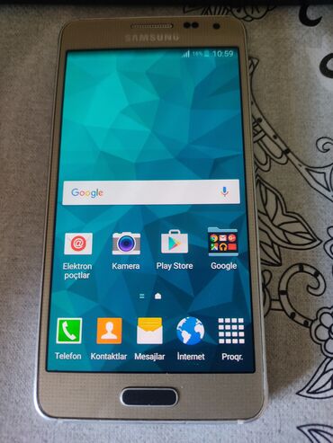 iphone ucuz telefonlar: Samsung Galaxy Alpha, 32 GB, rəng - Qızılı, Sensor