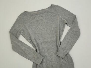 Swetry: Sweter XS (EU 34), stan - Bardzo dobry, wzór - Jednolity kolor, kolor - Szary