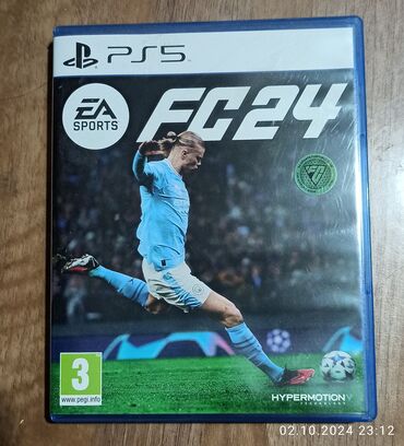 PS5 (Sony PlayStation 5): Продаю б/у диск на PS5 FC24 (FIFA 24)
Диск в идеальном состоянии!