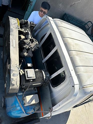 Промышленный поршневой компрессор на ресивере (горизонтальный) - Тип at lalafo.kg Промышленный поршневой компрессор на ресивере (горизонтальный) - Тип