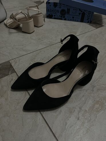 обувь 26 размер: Туфли Mango, Размер: 36, цвет - Черный