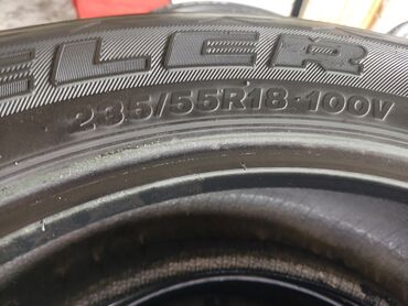 Шины: Шины 235 / 55 / R 18, Лето, Б/у, Пара, Легковые, Bridgestone