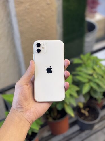Mitsubishi: IPhone 11, 64 GB, Ağ, Zəmanət, Simsiz şarj, Face ID