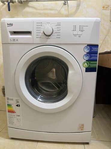 стиральный почти новый: Стиральная машина Beko, Б/у, Автомат, До 5 кг, Полноразмерная