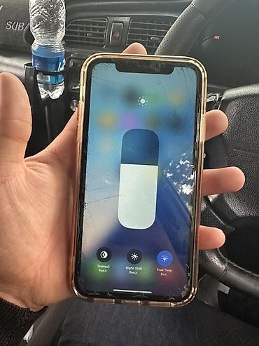 IPhone 11, Б/у, 64 ГБ, Белый, Чехол, 68 %