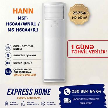 hann kondisioner: Kondisioner Yeni, 100-dən çox kv. m, Split sistem, Kredit yoxdur, Pulsuz quraşdırılma — 1
