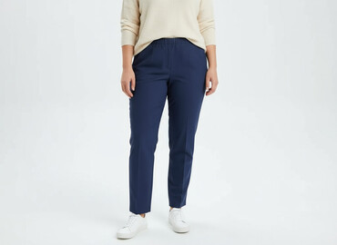 spodnie damskie jeans 7 8: Spodnie materiałowe damskie, rozmiar 3XL