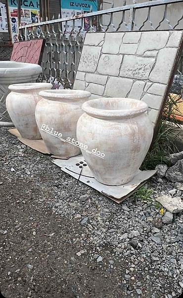 ignis sporet: Velike dekorativne saksije/žardinjere od betona - Materijal: armirani — 1